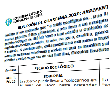 Reconocimiento de nuestros errores, pecados, faltas y fracasos