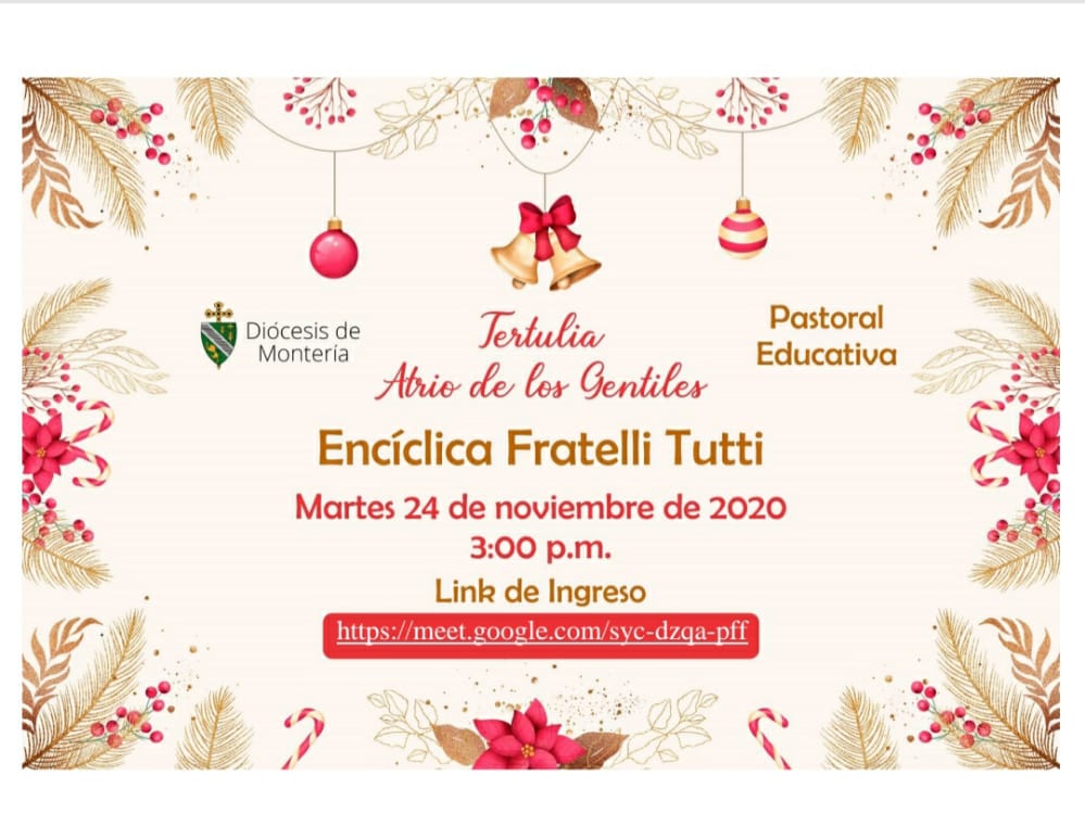 FRATELLI TUTTI  DEL SANTO PADRE FRANCISCO SOBRE LA FRATERNIDAD Y LA AMISTAD SOCIAL